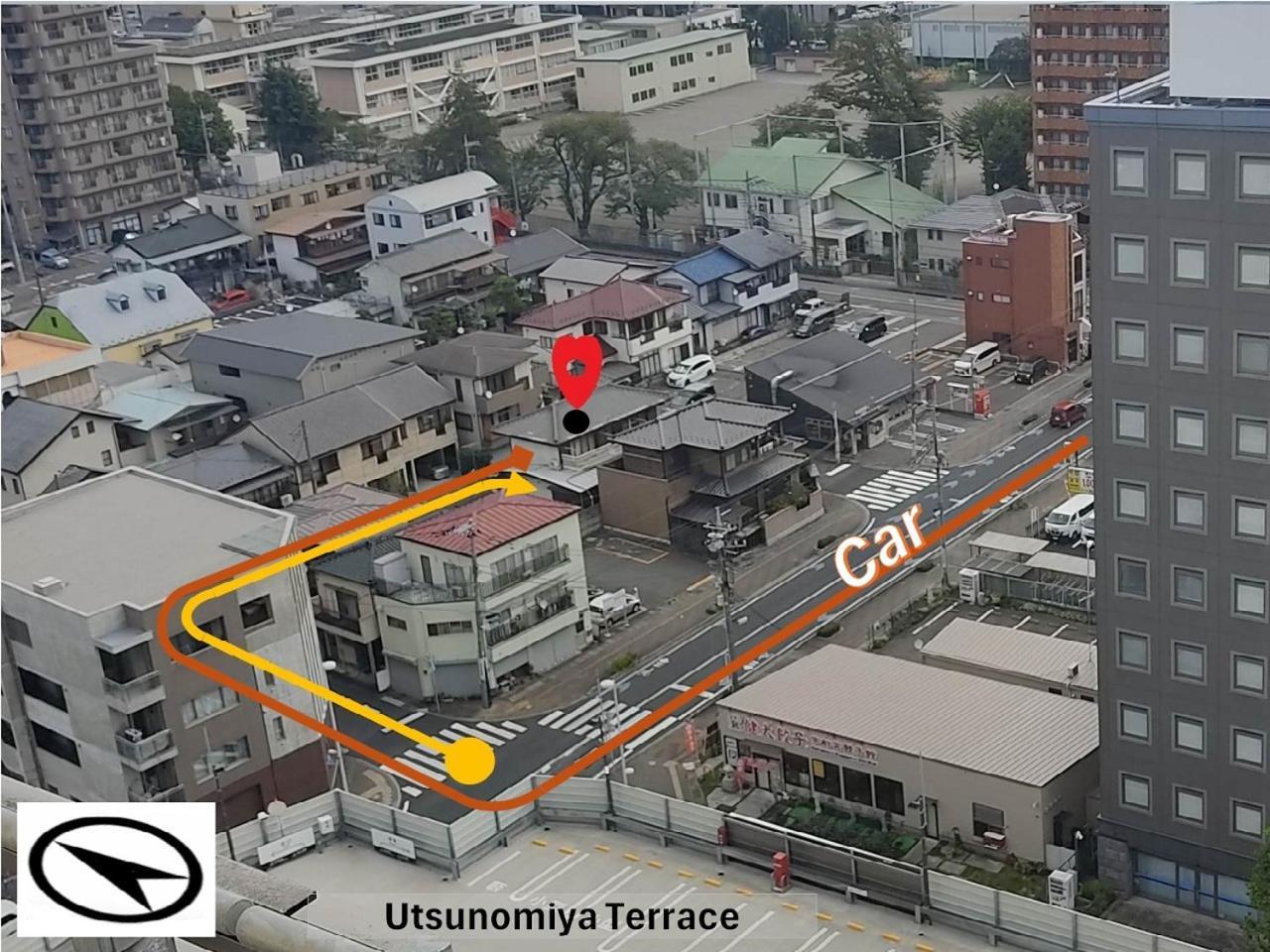 Guesthouse Kincha 駅東口 Utsunomiya Dış mekan fotoğraf
